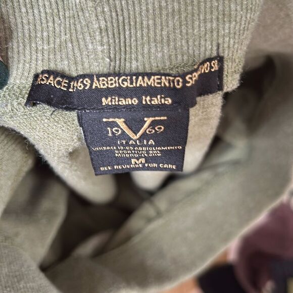 Versace 1969 Abbigliamento Sportivo Olive Green Jogger/Track Pants - Picture 2 of 3